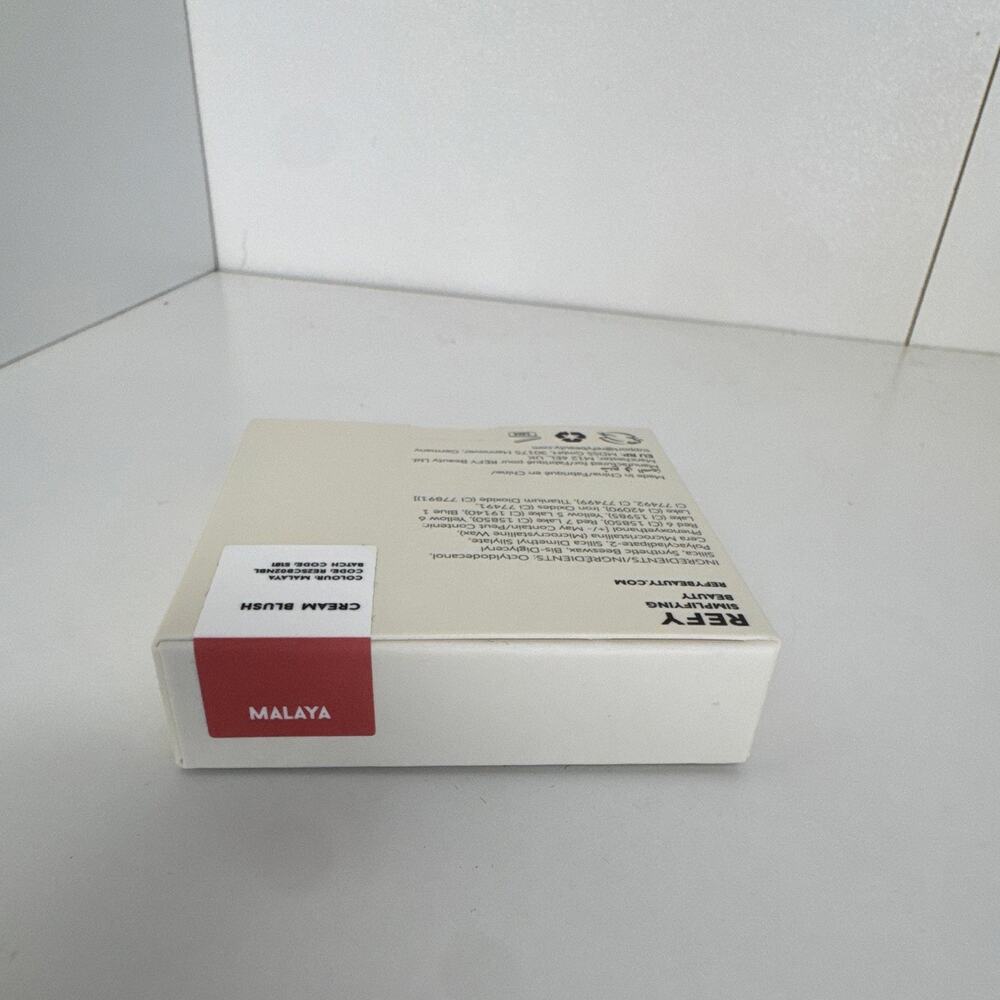 REFY Cream Blush Malaya Shade Cream, Dewy Long Lasting Mini 0.05 oz - Picture 5 of 5